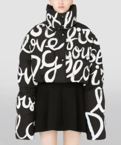 Dolce & Gabbana Graffiti Logo Puffer Jacket S9000-COMBINED COLOU Puffer Jackets -Dolce & Gabbana online Store dolce gabbana graffiti logo puffer jacket 17285910 35318648 1000