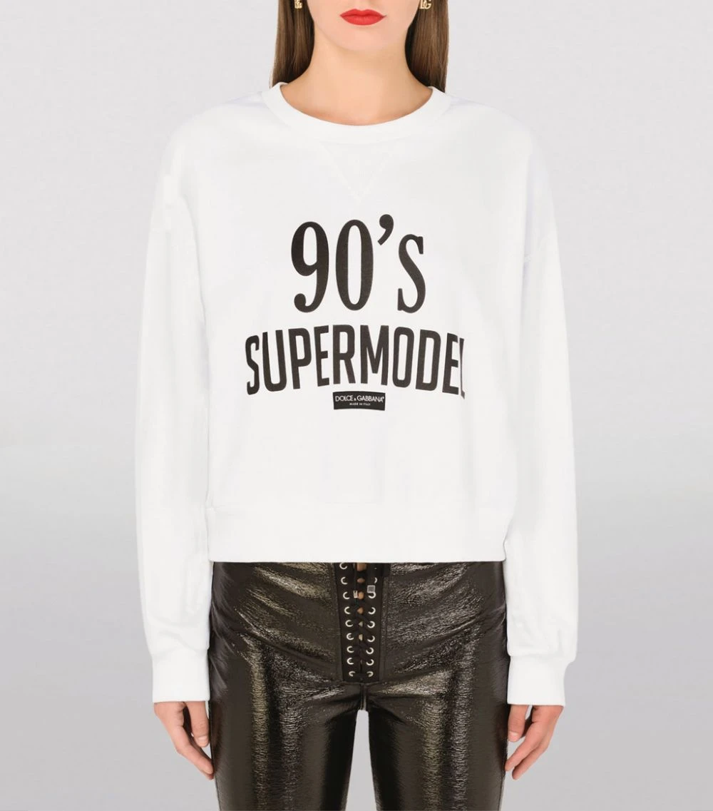 Dolce & Gabbana Graphic Sweatshirt HW3FO-SUPERMODEL90 F Sweatshirts 6 Dolce & Gabbana Graphic Sweatshirt HW3FO-SUPERMODEL90 F Sweatshirts - Image 6