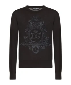 Dolce & Gabbana Heraldic Logo Sweater N0000-BLACK Jumpers