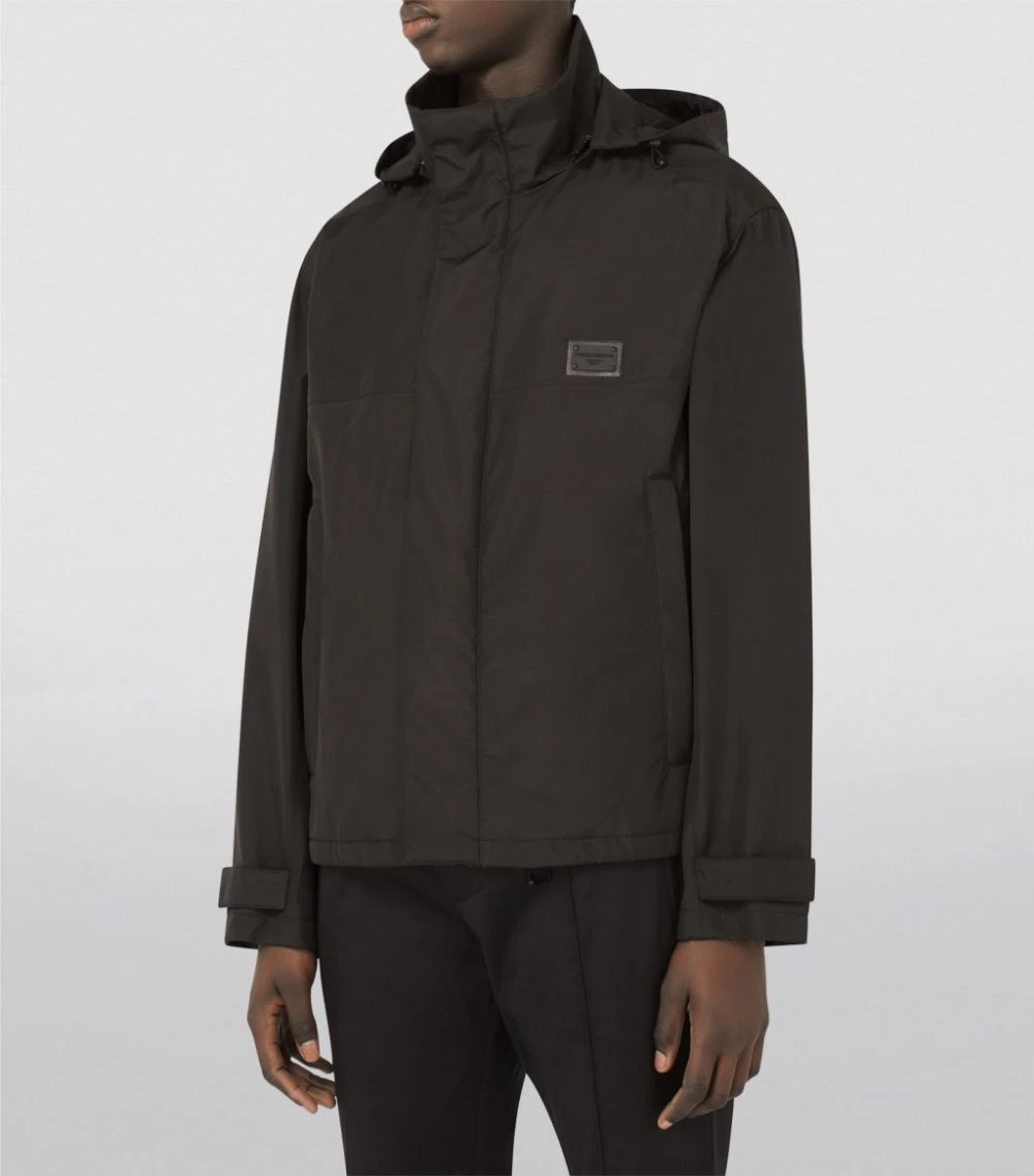 Dolce & Gabbana Hooded Jacket N0000-BLACK Field Jackets 5 Dolce & Gabbana Hooded Jacket N0000-BLACK Field Jackets - Image 5