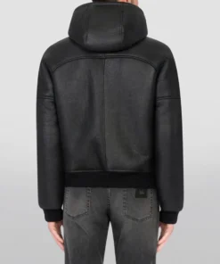 Dolce & Gabbana Hooded Leather Jacket N0000-BLACK Leather Jackets -Dolce & Gabbana online Store dolce gabbana hooded leather jacket 15975785 29567445 1000