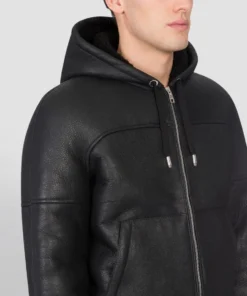 Dolce & Gabbana Hooded Leather Jacket N0000-BLACK Leather Jackets -Dolce & Gabbana online Store dolce gabbana hooded leather jacket 15975785 29567449 1000