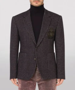 Dolce & Gabbana Houndstooth Check Tailored Jacket S8030-FANTASY (NOT P Jackets -Dolce & Gabbana online Store dolce gabbana houndstooth check tailored jacket 17292669 35345210 1000