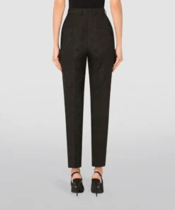 Dolce & Gabbana Jacquard Tailored Trousers N0000-BLACK -Dolce & Gabbana online Store dolce gabbana jacquard tailored trousers 16845623 33331272 1000