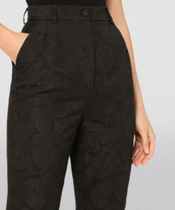 Dolce & Gabbana Jacquard Tailored Trousers N0000-BLACK -Dolce & Gabbana online Store dolce gabbana jacquard tailored trousers 16845623 33331282 1000