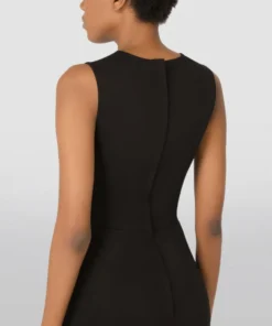 Dolce & Gabbana Knot-Detail Cady Dress N0000-BLACK Midi Dresses -Dolce & Gabbana online Store dolce gabbana knot detail cady dress 17285911 35319297 1000