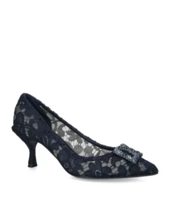 Dolce & Gabbana Lace Bellucci Pumps 60 NAVY Courts