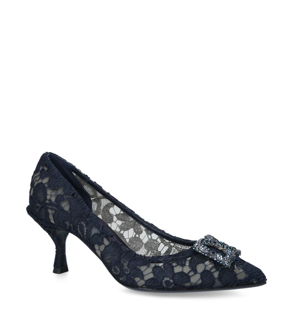 Dolce & Gabbana Lace Bellucci Pumps 60 NAVY Courts 1 Dolce & Gabbana Lace Bellucci Pumps 60 NAVY Courts