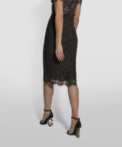 Dolce & Gabbana Lace-Trim Midi Skirt N0000-BLACK Midi Skirts 9 Dolce & Gabbana Lace-Trim Midi Skirt N0000-BLACK Midi Skirts -Dolce & Gabbana online Store dolce gabbana lace trim midi skirt 15035559 25481378 1000