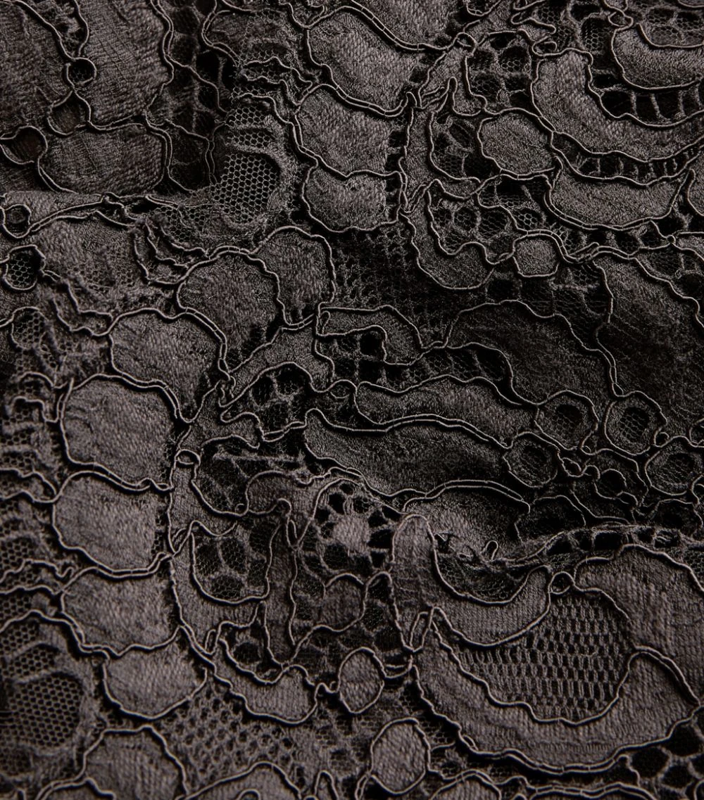 Dolce & Gabbana Lace-Trim Midi Skirt N0000-BLACK Midi Skirts 5 Dolce & Gabbana Lace-Trim Midi Skirt N0000-BLACK Midi Skirts - Image 5