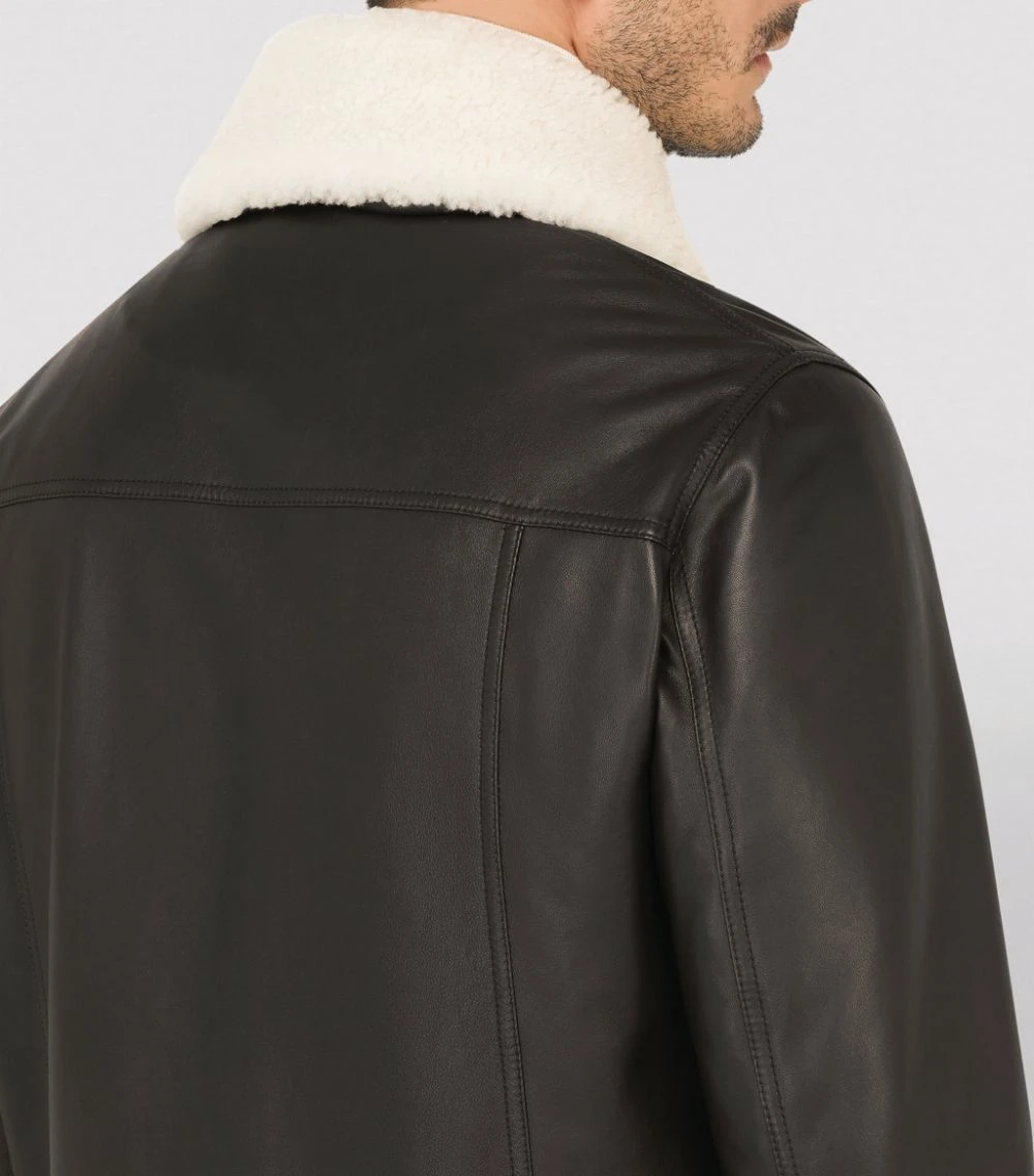 Dolce & Gabbana Lambskin Jacket N0000-BLACK Bomber Jackets 6 Dolce & Gabbana Lambskin Jacket N0000-BLACK Bomber Jackets - Image 6