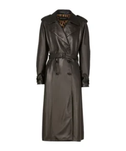 Dolce & Gabbana Lambskin Trench Coat N0000-BLACK Trench Coats