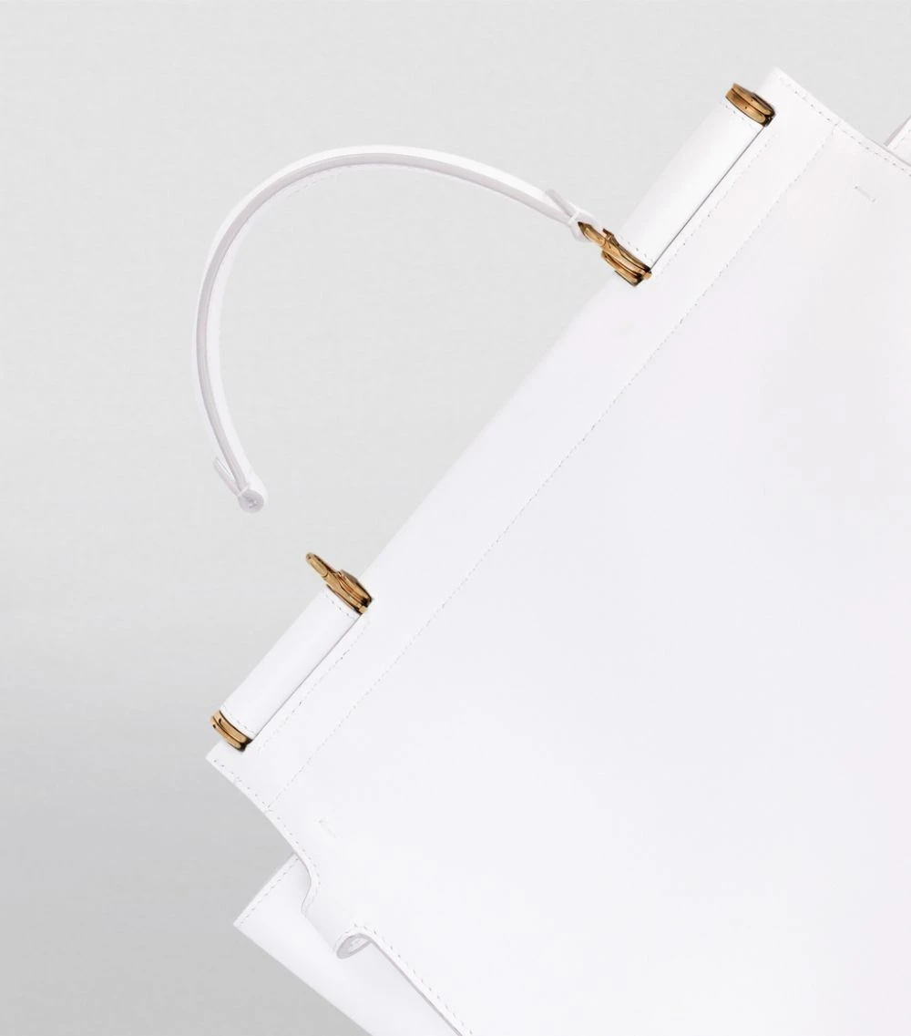 Dolce & Gabbana Large Embroidered Sicily 62 Soft Top-Handle Bag 89642-WHITE/WHITE Top Handle Bags 5 Dolce & Gabbana Large Embroidered Sicily 62 Soft Top-Handle Bag 89642-WHITE/WHITE Top Handle Bags - Image 5