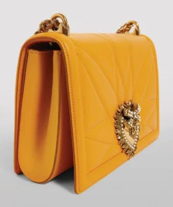 Dolce & Gabbana Large Quilted Leather Devotion Shoulder Bag 80062-MUSTARD 2 Shoulder Bags -Dolce & Gabbana online Store dolce gabbana large quilted leather devotion shoulder bag 15215694 26070048 1000