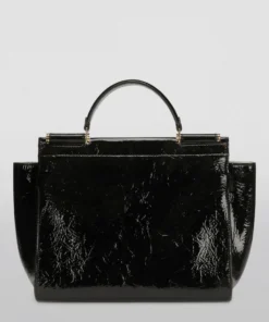 Dolce & Gabbana Large Sicily 62 Soft Top-Handle Bag 80999-BLACK Top Handle Bags -Dolce & Gabbana online Store dolce gabbana large sicily 62 soft top handle bag 17699878 37441149 1000