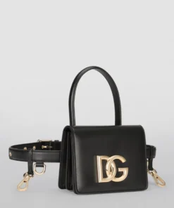 Dolce & Gabbana Leather 3.5 Belt Bag 80999-BLACK Belt Bags -Dolce & Gabbana online Store dolce gabbana leather 3 5 belt bag 17379364 35819421 1000