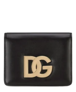 Dolce & Gabbana Leather 3.5 Cross-Body Bag 80999-BLACK Crossbody Bags