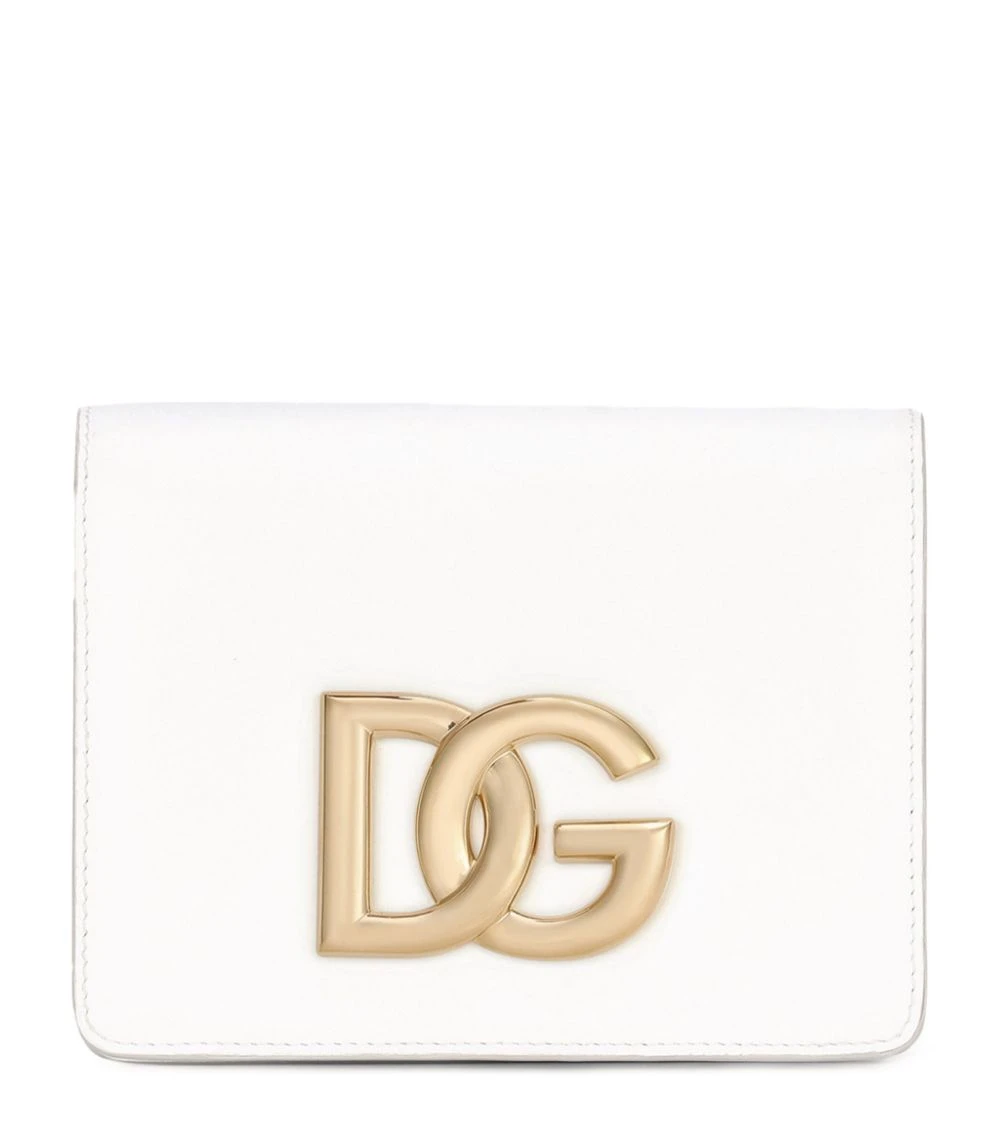 Dolce & Gabbana Leather 3.5 Cross-Body Bag 80002-OPTICAL WHITE Crossbody Bags 1 Dolce & Gabbana Leather 3.5 Cross-Body Bag 80002-OPTICAL WHITE Crossbody Bags