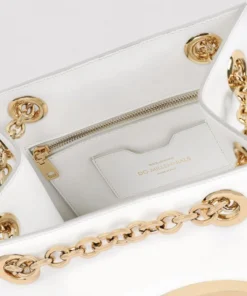 Dolce & Gabbana Leather 3.5 Tote Bag 80002-OPTICAL WHITE Shoulder Bags -Dolce & Gabbana online Store dolce gabbana leather 3 5 tote bag 17378686 35818339 1000