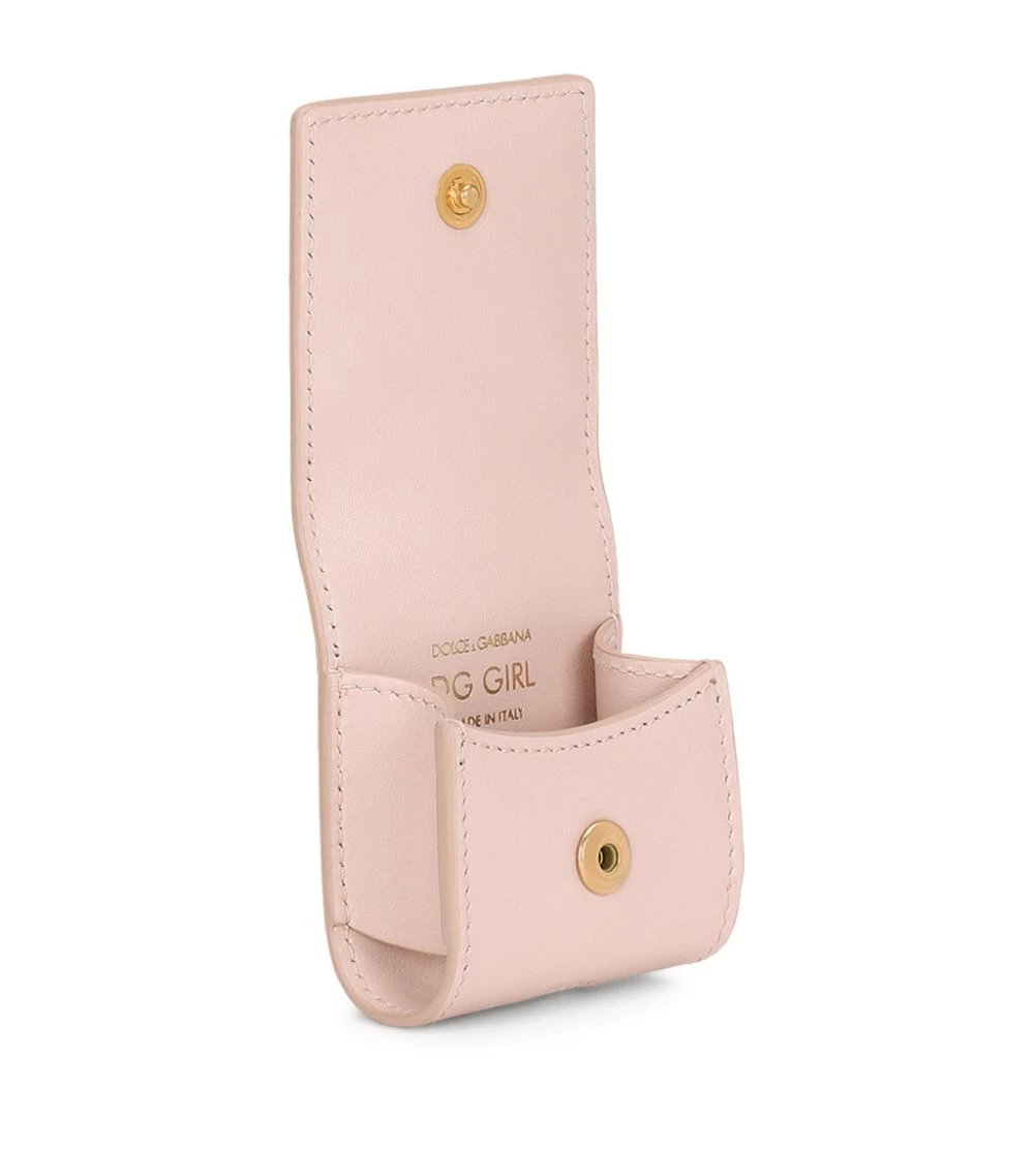 Dolce & Gabbana Leather AirPods Case 80412-POWDER PINK 1 Audio Accessories 3 Dolce & Gabbana Leather AirPods Case 80412-POWDER PINK 1 Audio Accessories - Image 3