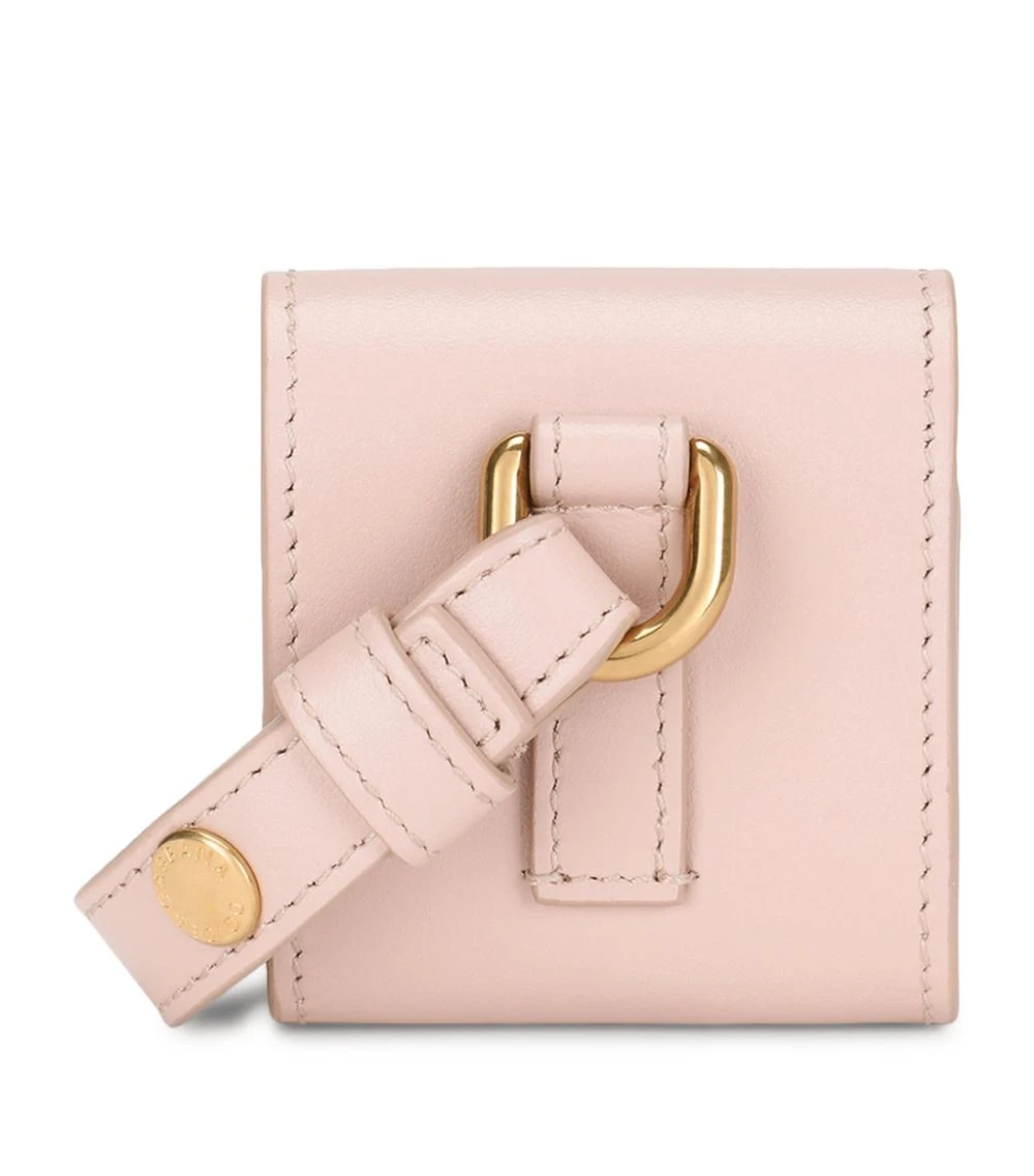 Dolce & Gabbana Leather AirPods Case 80412-POWDER PINK 1 Audio Accessories 5 Dolce & Gabbana Leather AirPods Case 80412-POWDER PINK 1 Audio Accessories - Image 5