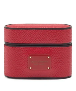 Dolce & Gabbana Leather AirPods Pro Case 80303-RED Audio Accessories