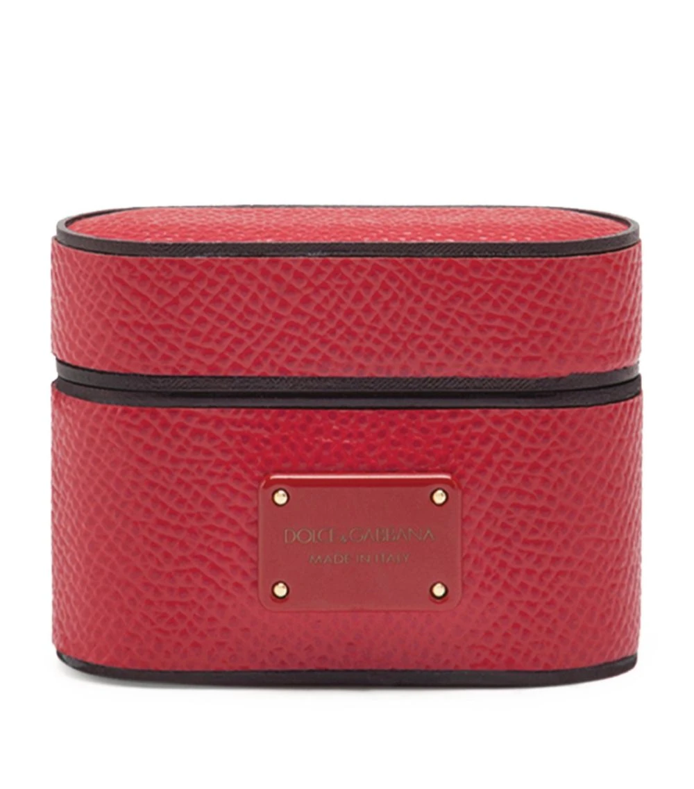 Dolce & Gabbana Leather AirPods Pro Case 80303-RED Audio Accessories 1 Dolce & Gabbana Leather AirPods Pro Case 80303-RED Audio Accessories