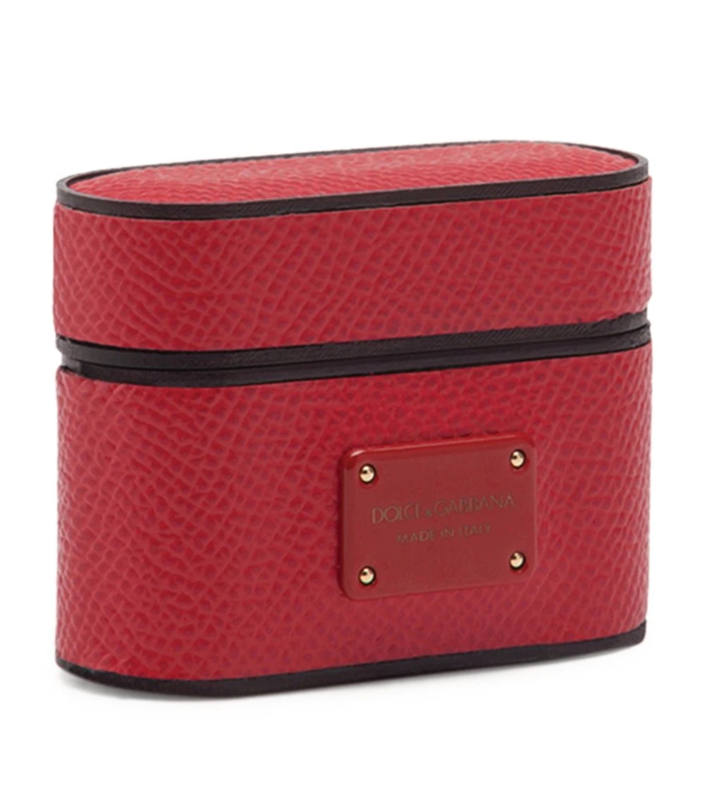 Dolce & Gabbana Leather AirPods Pro Case 80303-RED Audio Accessories 2 Dolce & Gabbana Leather AirPods Pro Case 80303-RED Audio Accessories - Image 2