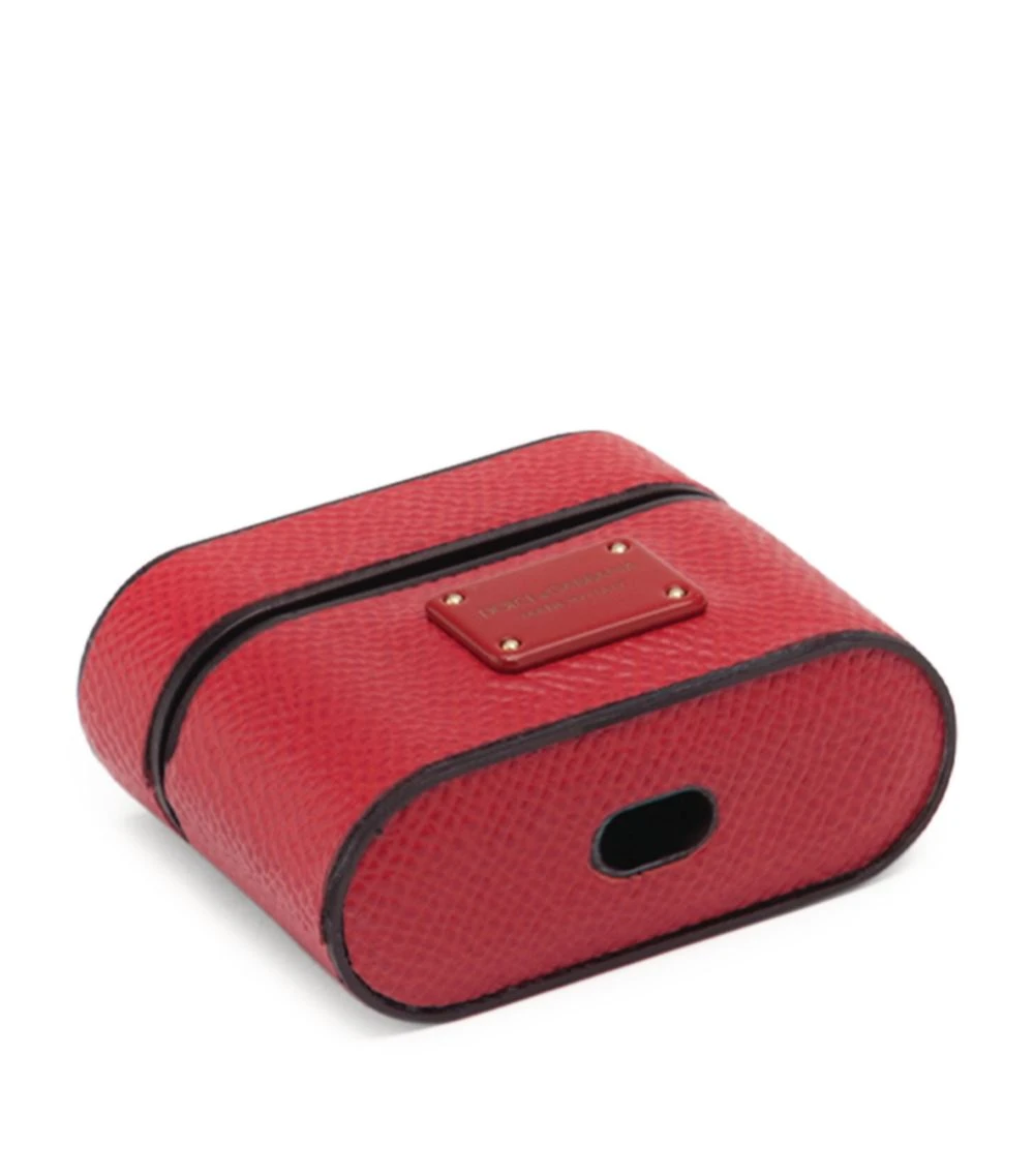 Dolce & Gabbana Leather AirPods Pro Case 80303-RED Audio Accessories 4 Dolce & Gabbana Leather AirPods Pro Case 80303-RED Audio Accessories - Image 4