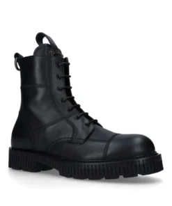 Dolce & Gabbana Leather Ankle Boots BLACK Chukka Boots
