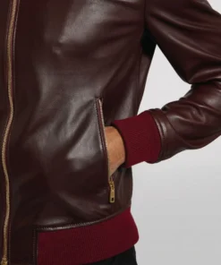 Dolce & Gabbana Leather Bomber Jacket R0369-BORDEAUX Bomber Jackets -Dolce & Gabbana online Store dolce gabbana leather bomber jacket 15296581 26705634 1000