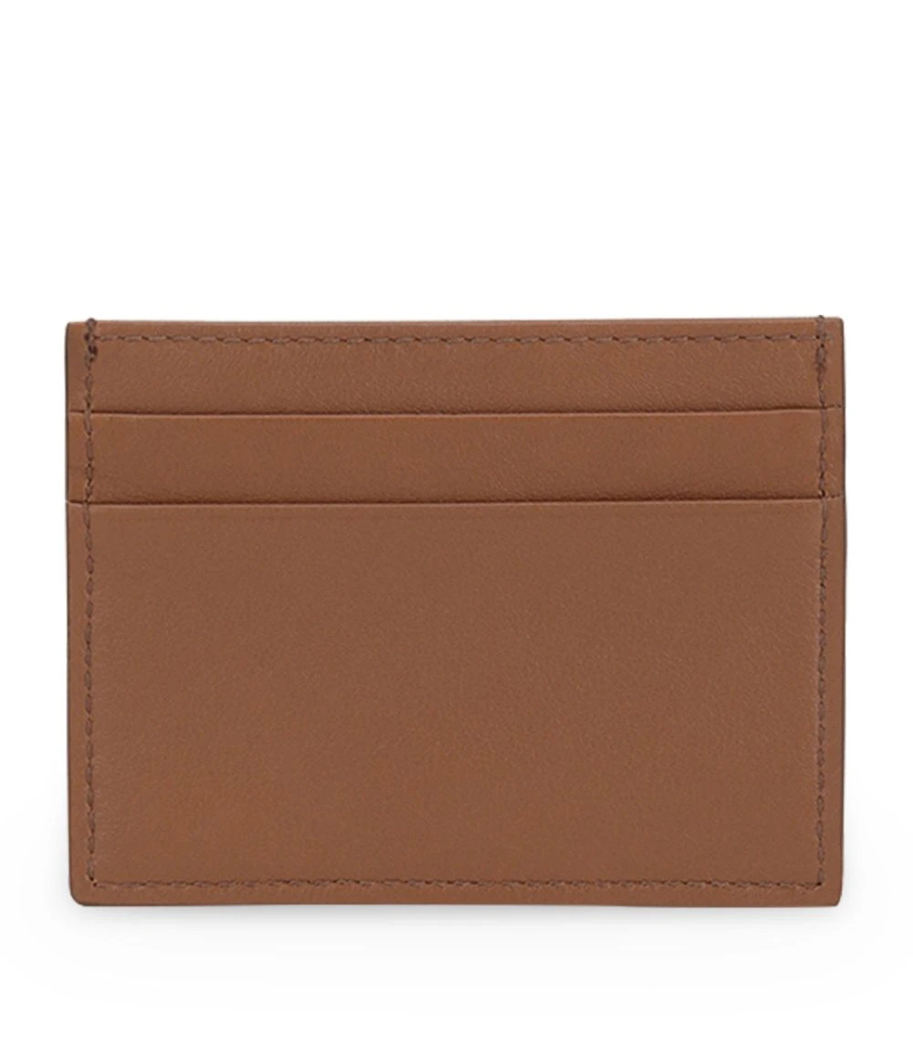 Dolce & Gabbana Leather Card Holder 81236-LIGHT BROWN Card Holders 3 Dolce & Gabbana Leather Card Holder 81236-LIGHT BROWN Card Holders - Image 3