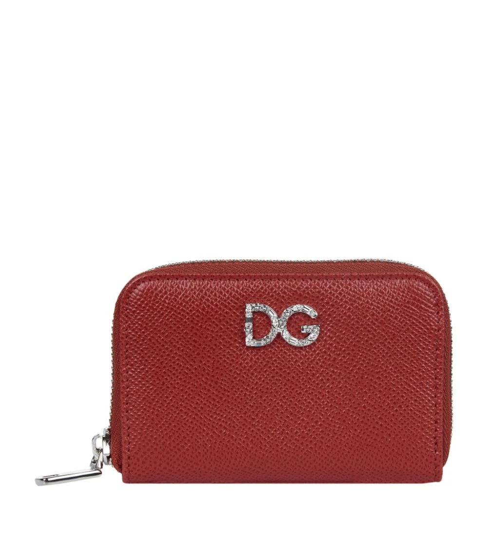 Dolce & Gabbana Leather Coin Purse 80999-BLA Purses 1 Dolce & Gabbana Leather Coin Purse 80999-BLA Purses