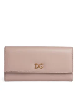 Dolce & Gabbana Leather Continental Wallet 80412-POWDER PINK 1 Wallets
