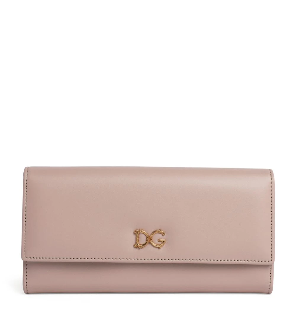 Dolce & Gabbana Leather Continental Wallet 80412-POWDER PINK 1 Wallets 1 Dolce & Gabbana Leather Continental Wallet 80412-POWDER PINK 1 Wallets