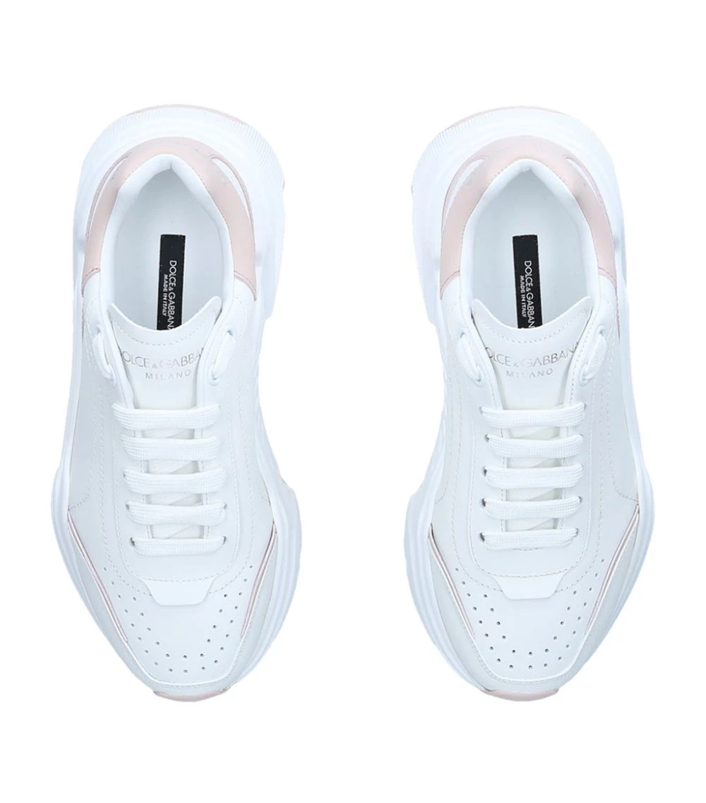 Dolce & Gabbana Leather Daymaster Sneakers WHITE/OTH Low-Top Sneakers 4 Dolce & Gabbana Leather Daymaster Sneakers WHITE/OTH Low-Top Sneakers - Image 4