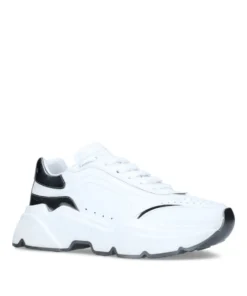 Dolce & Gabbana Leather Daymaster Sneakers METAL COMB Running Shoes