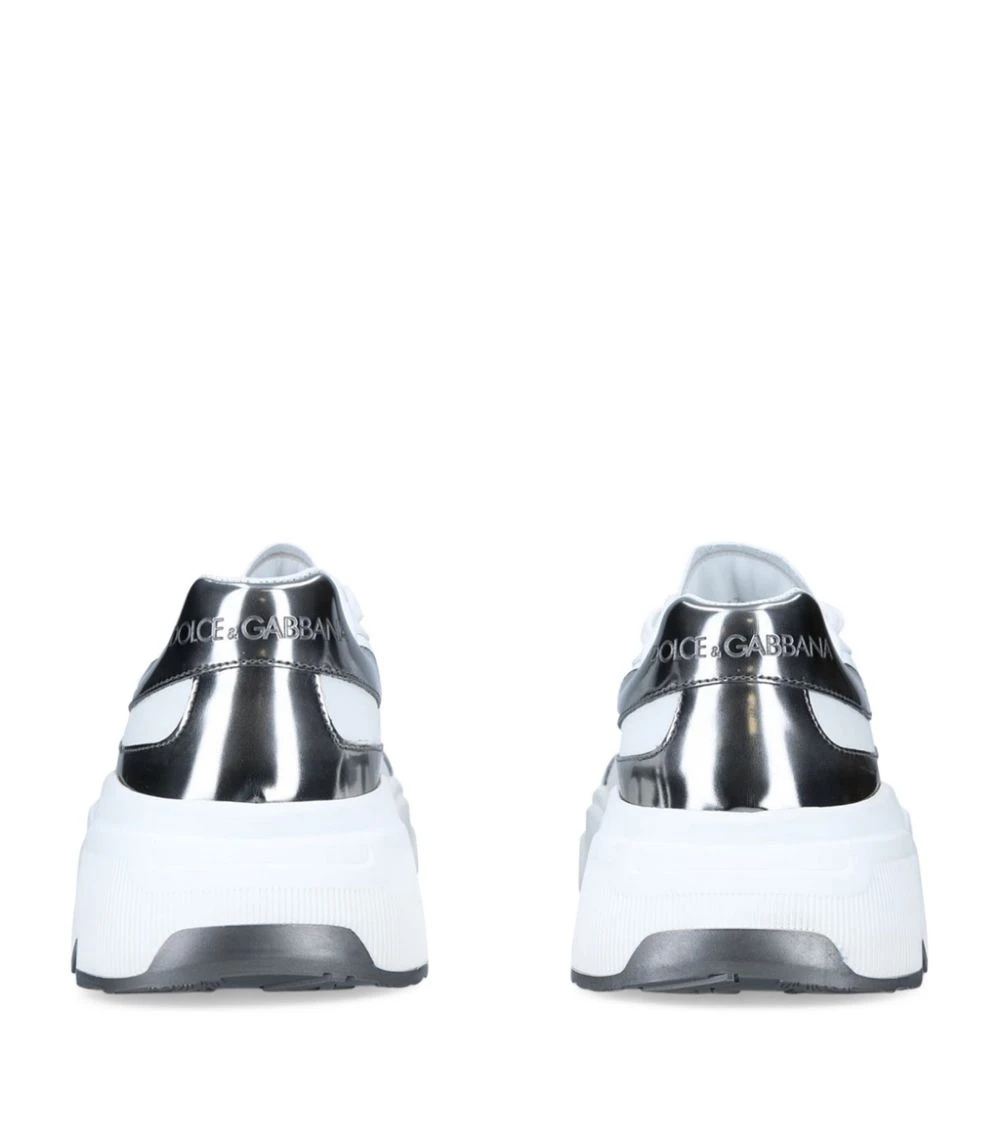 Dolce & Gabbana Leather Daymaster Sneakers METAL COMB Running Shoes 2 Dolce & Gabbana Leather Daymaster Sneakers METAL COMB Running Shoes - Image 2