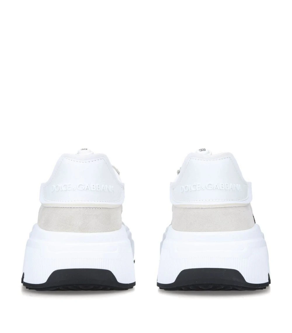 Dolce & Gabbana Leather Daymaster Sneakers WHITE/BLK Low-Top Sneakers 2 Dolce & Gabbana Leather Daymaster Sneakers WHITE/BLK Low-Top Sneakers - Image 2