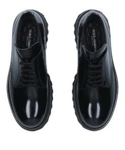 Dolce & Gabbana Leather Derby Shoes BLACK Smart Shoes -Dolce & Gabbana online Store dolce gabbana leather derby shoes 17191117 34738821 1000