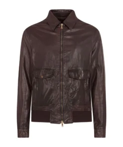 Dolce & Gabbana Leather Jacket M0682-EBONY Leather Jackets