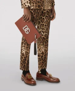 Dolce & Gabbana Leather Pouch Bag 8Z015-LEATHER/OCHER Messenger Bags -Dolce & Gabbana online Store dolce gabbana leather pouch bag 17277792 35266843 1000