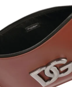 Dolce & Gabbana Leather Pouch Bag 8Z015-LEATHER/OCHER Messenger Bags -Dolce & Gabbana online Store dolce gabbana leather pouch bag 17277792 35267495 1000