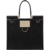 Dolce & Gabbana Leather Sicily Top-Handle Bag 80999-BLACK Top Handle Bags