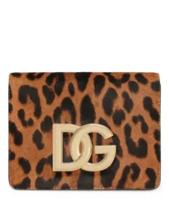 Dolce & Gabbana Leopard Print 3.5 Cross-Body Bag HAALM-LEO Crossbody Bags