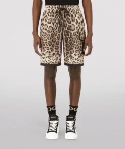 Dolce & Gabbana Leopard Print Bermuda Shorts HY13M-LEO NEW -Dolce & Gabbana online Store dolce gabbana leopard print bermuda shorts 17298021 35370476 1000