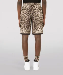 Dolce & Gabbana Leopard Print Bermuda Shorts HY13M-LEO NEW -Dolce & Gabbana online Store dolce gabbana leopard print bermuda shorts 17298021 35371207 1000