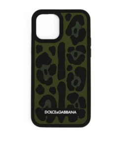 Dolce & Gabbana Leopard Print iPhone 12/12 Pro Case 8M117-VARIANTE 5 Mobile Phone Accessories