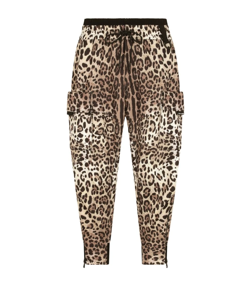 Dolce & Gabbana Leopard Print Sweatpants HA93M-LEO 1 Dolce & Gabbana Leopard Print Sweatpants HA93M-LEO