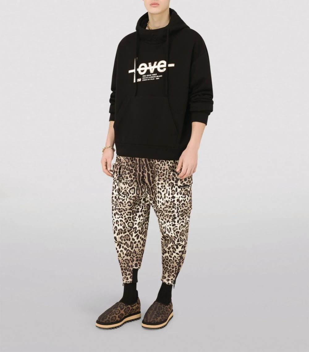 Dolce & Gabbana Leopard Print Sweatpants HA93M-LEO 2 Dolce & Gabbana Leopard Print Sweatpants HA93M-LEO - Image 2